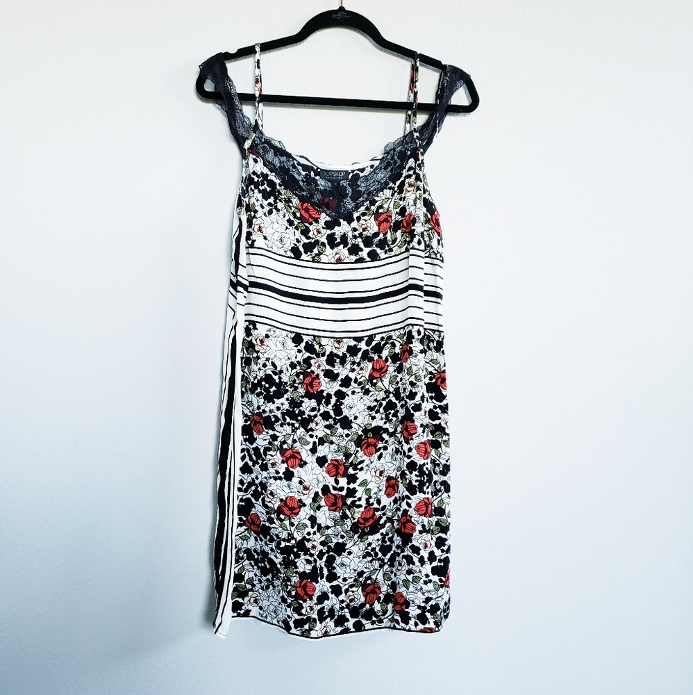 Topshop | floral printed dress